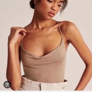 Abercrombie and fitch cowl neck bodysuit